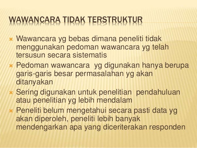 Metode,teknik dan instrumen