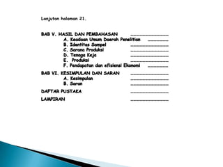 Lanjutan halaman 21.
 