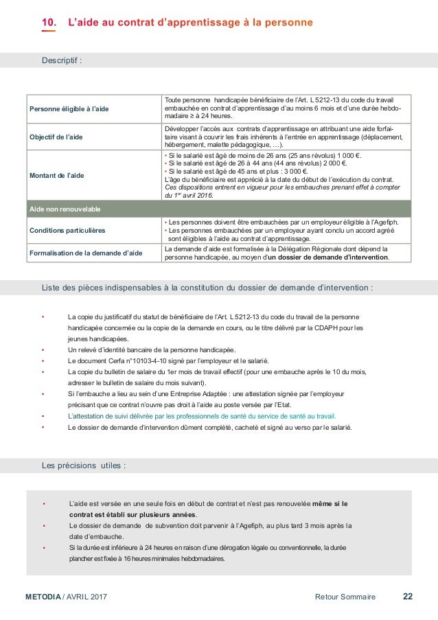 dossier de subvention agefiph