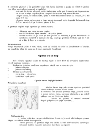 Punctaj Baschet Metodica baschet | DOCX