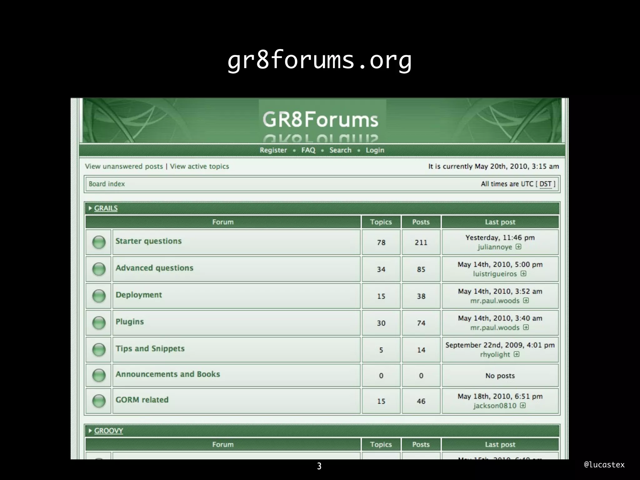 gr8forums.org




      3         @lucastex
 