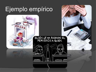 Ejemplo empírico
 