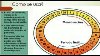 Metodo anticonceptivo de ritmo | PPTX