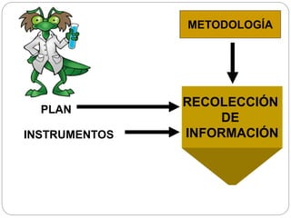 METODOLOGÍA
RECOLECCIÓN
DE
INFORMACIÓN
PLAN
INSTRUMENTOS
 