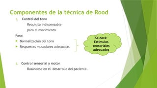 Rood Rood Métodos de reeducación en adultos MÉTODO ROOD | PPTX