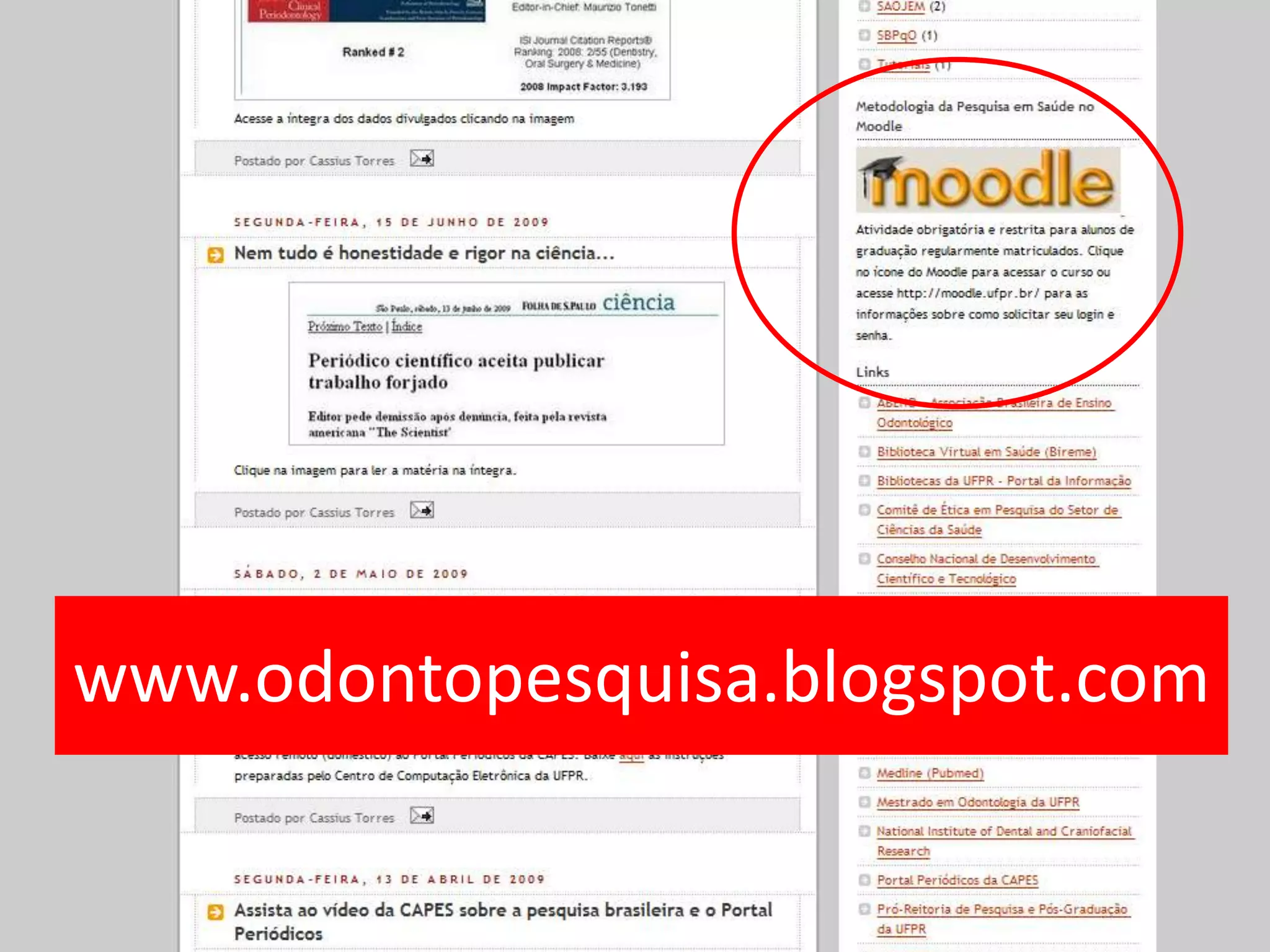 www.odontopesquisa.blogspot.com
 