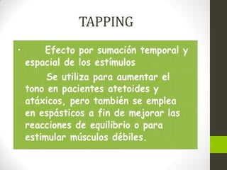 TAPPING
 