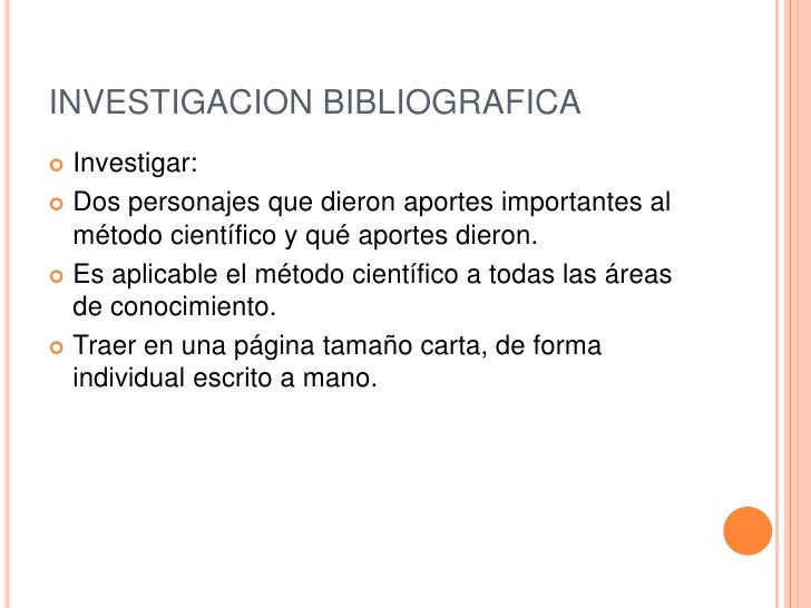 Metodo Cientifico