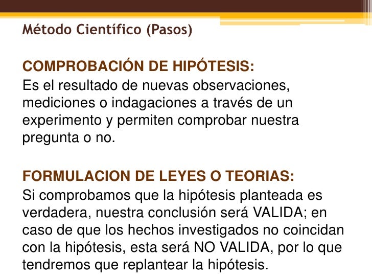 Metodo Cientifico