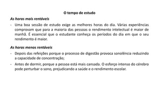 Aula 1 de Método de Estudo - Planificação e Gestão do Tempo de Estudo.pdf