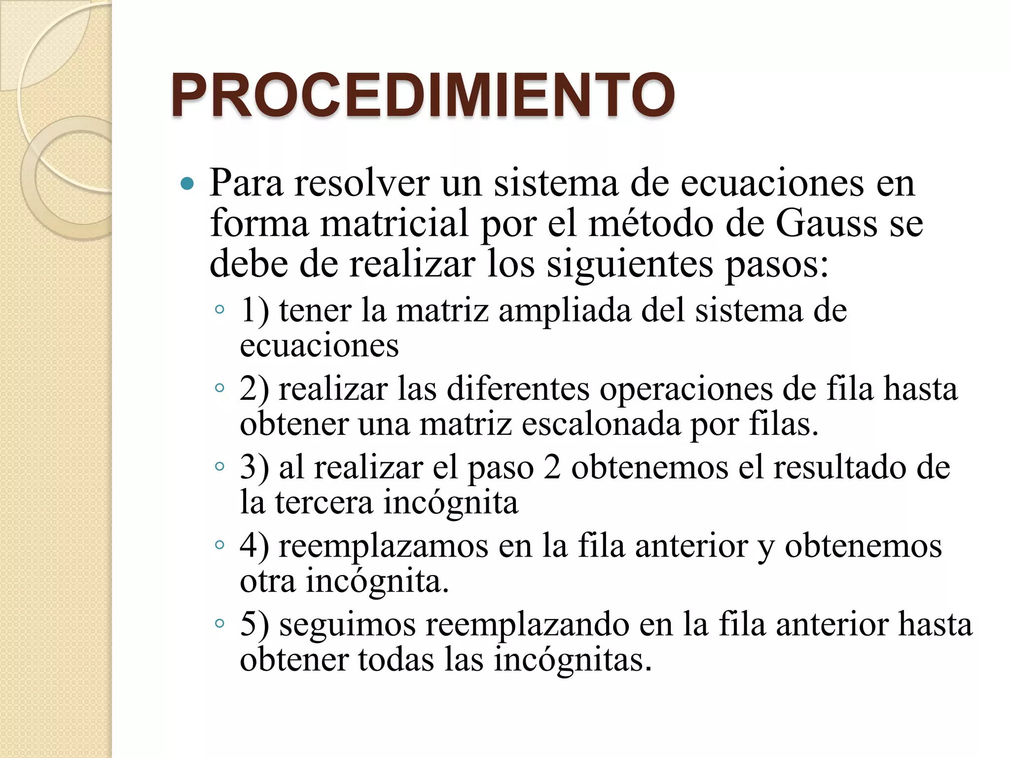 Me To Do Gauss Metodo de gauss | PPTX