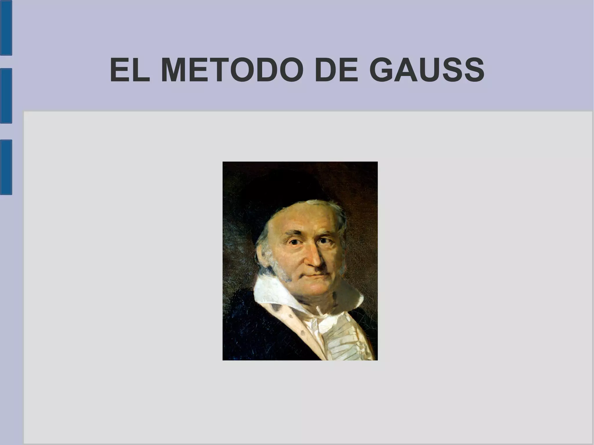Me To Do Gauss Metodo de gauss | ODP | Physics | Science