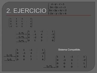 Me To Do Gauss Metodo de Gauss y de Gauss-Jordan | PPTX