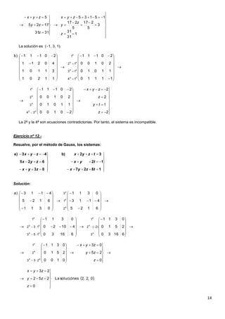 Me To Do Gauss Metodo de gauss | PDF