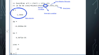 Metodo de la bisección