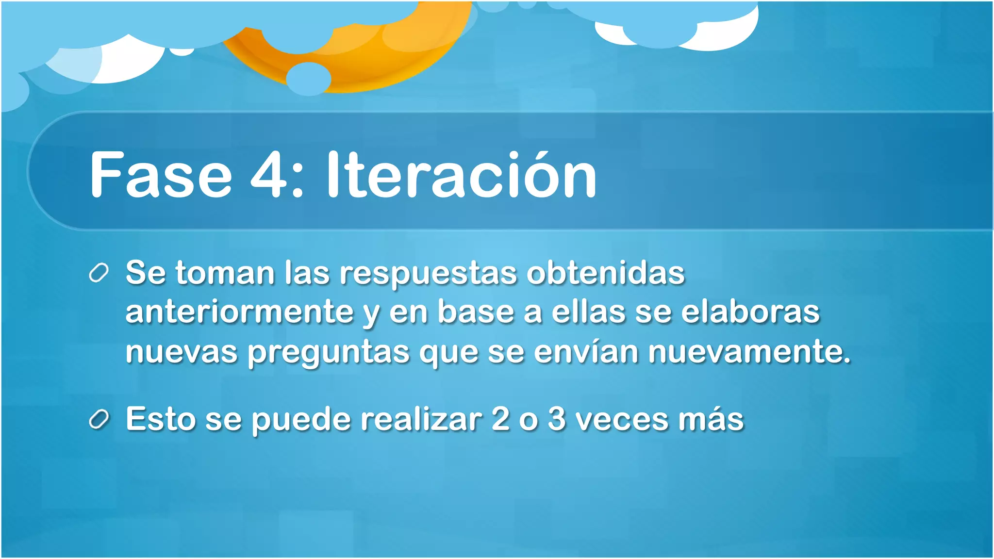 Fase 2: Cuestionario
Se debe definir un
cuestionario con
preguntas objetivas para
tratar de medir las
variables del problema
Se solicita justificar las
respuestas
Método Delphi, Yesith Valencia MsC 9
 
