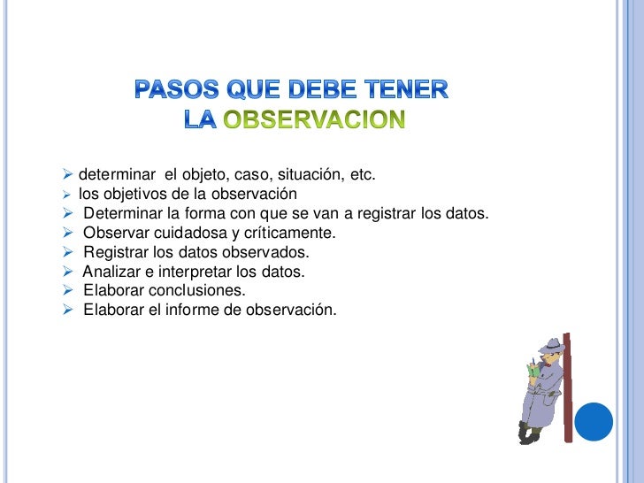Metodo De Observacion