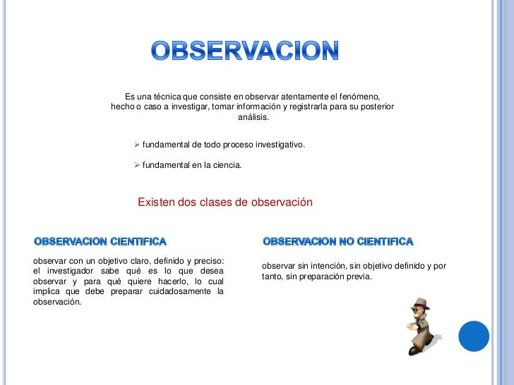 Metodo De Observacion