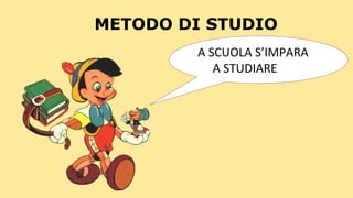 METODO DI STUDIO
 