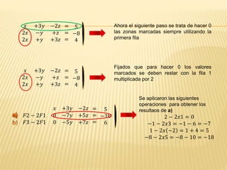 Me To Do Gauss Metodo gauss y gauss jordan | PPTX