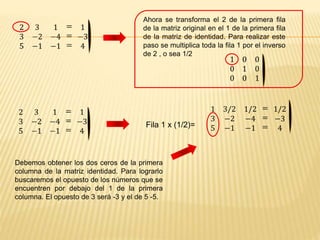 Me To Do Gauss Metodo gauss y gauss jordan | PPTX