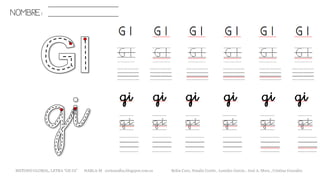 NOMBRE:
METODO GLOBAL, LETRA “GE GI” HABLA-M cortes0alba.blogspot.com.es Belén Caro, Natalia Cortés , Lourdes García , José A. Mora , Cristina González
 