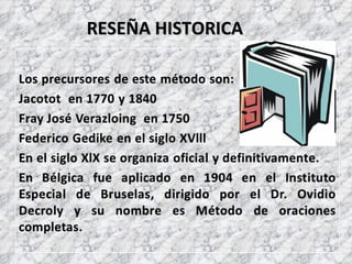 RESEÑA HISTORICA
 