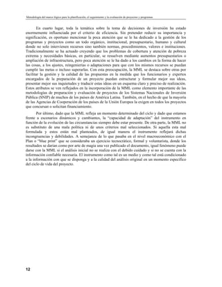 Metodología del Marco LóGico