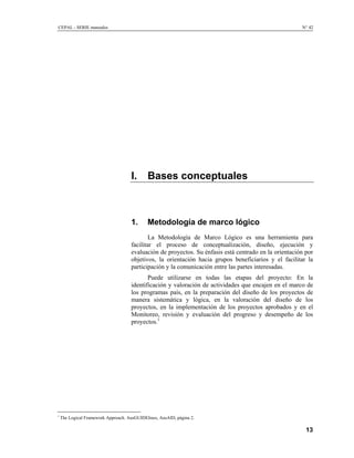 Metodología del Marco LóGico