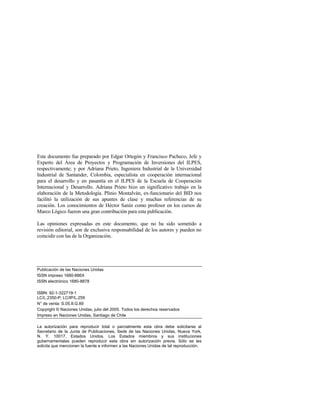 Metodología del Marco LóGico