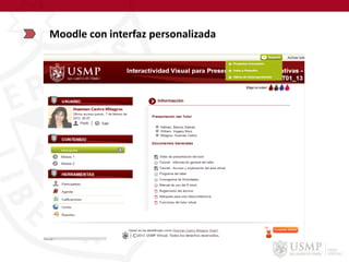 Moodle con interfaz personalizada
 