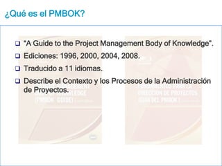 ¿Qué es el PMBOK?