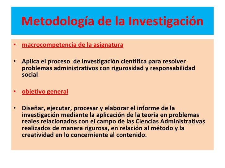 Definicion De Metodologia Cientifica