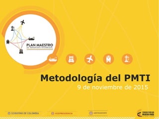 9 de noviembre de 2015
Metodología del PMTI
 