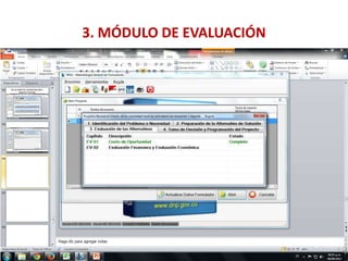 3. MÓDULO DE EVALUACIÓN
 