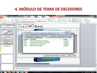 4. MÓDULO DE TOMA DE DECISIONES
 
