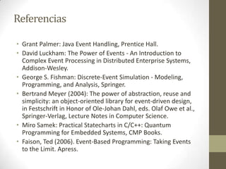 Metodologías de programación orientado a eventos y distribuida | PPTX