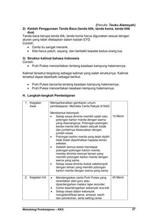 Metodologi Pembelajaran Bahasa Indonesia