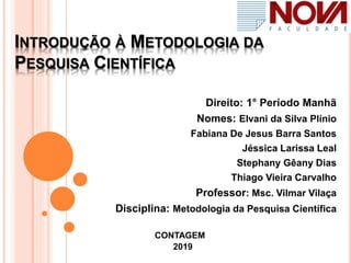 disciplina: Metodologia Científica - ppt carregar