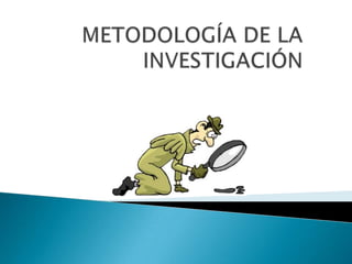 METODOLOGÍA DE LA INVESTIGACIÓN,[object Object]