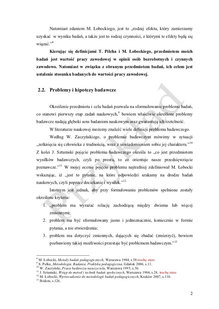 Metodologiczne Uwarunkowania Pracy Naukowej Pdf