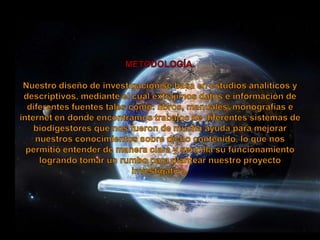 Metodologia (biodigestores)