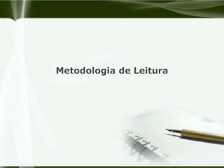 Metodologia de Leitura