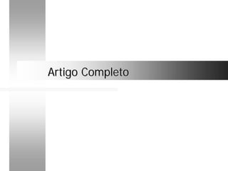 Artigo CompletoArtigo Completo
 