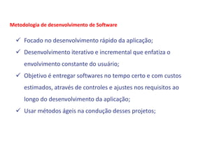 Metodologia de Desenvolvimento de Softwares | PDF