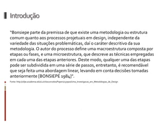 METODOLOGIA DE DESIGN