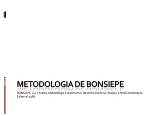 METODOLOGIA DE DESIGN