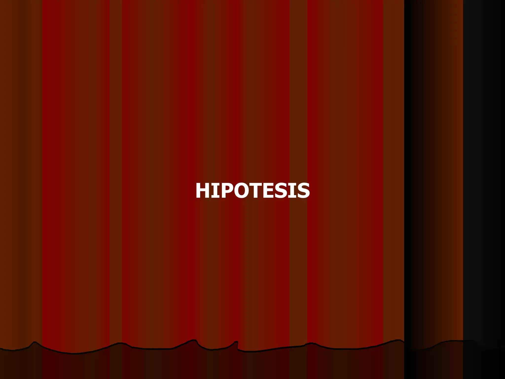 HIPOTESIS 