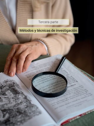 La importancia de la revisión de la literatura en una investigación
Métodos y técnicas de investigación
Tercera parte
 