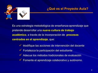 Aprendizaje basado en proyectosBeneficios:Permitir a los estudiantes, tanto hacer como ver las conexiones existentes entre diferentes disciplinas
